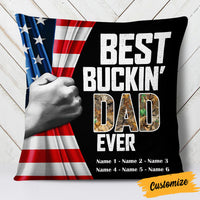 Personalized Deer Hunting Dad Pillow DB16 87O53 thumb 1