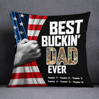 Personalized Deer Hunting Dad Pillow DB16 87O53 thumb 1