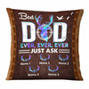 Personalized Deer Hunting Dad Pillow DB12 30O58 1