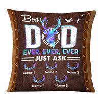 Personalized Deer Hunting Dad Pillow DB12 30O58 thumb 1