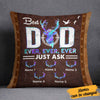 Personalized Deer Hunting Dad Pillow DB12 30O58 1