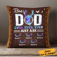 Personalized Deer Hunting Dad Pillow DB12 30O58 thumb 1