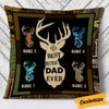 Personalized Deer Hunting Dad Grandpa Pillow DB17 26O34 thumb 1
