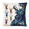 Personalized Deer Hunting Dad Grandpa Pillow DB17 95O36 1