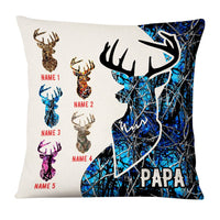 Personalized Deer Hunting Dad Grandpa Pillow DB17 95O36 thumb 1