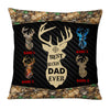 Personalized Deer Hunting Dad Grandpa Pillow DB13 30O53 thumb 1