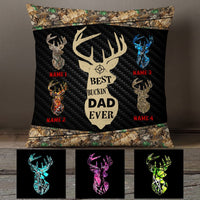 Personalized Deer Hunting Dad Grandpa Pillow DB13 30O53 thumb 1