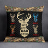 Personalized Deer Hunting Dad Grandpa Pillow DB13 30O53 thumb 1