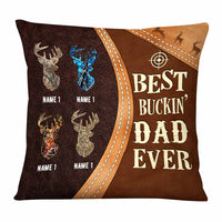Personalized Deer Hunting Dad Grandpa Pillow DB18 26O58 thumb 1