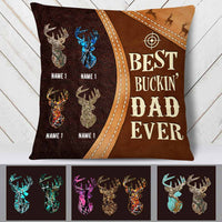 Personalized Deer Hunting Dad Grandpa Pillow DB18 26O58 thumb 1