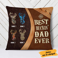 Personalized Deer Hunting Dad Grandpa Pillow DB18 26O58 thumb 1