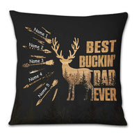 Personalized Deer Hunting Dad Pillow DB34 23O23 thumb 1