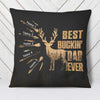 Personalized Deer Hunting Dad Pillow DB34 23O23 1