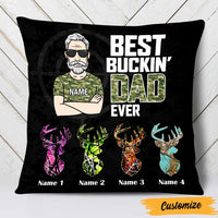 Personalized Deer Hunting Dad Pillow DB19 26O47 thumb 1