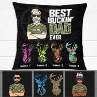 Personalized Deer Hunting Dad Pillow DB19 26O47 thumb 1