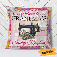 Personalized Love Sewing Girl Mom Grandma Pillow DB33 95O58 thumb 1