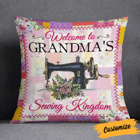 Personalized Love Sewing Girl Mom Grandma Pillow DB33 95O58 thumb 1
