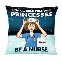 Personalized Proud Nurse Princess Pillow DB43 95O47 thumb 1