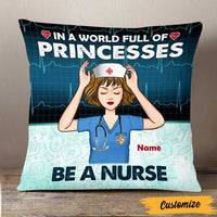 Personalized Proud Nurse Princess Pillow DB43 95O47 thumb 1