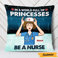 Personalized Proud Nurse Princess Pillow DB43 95O47 thumb 1