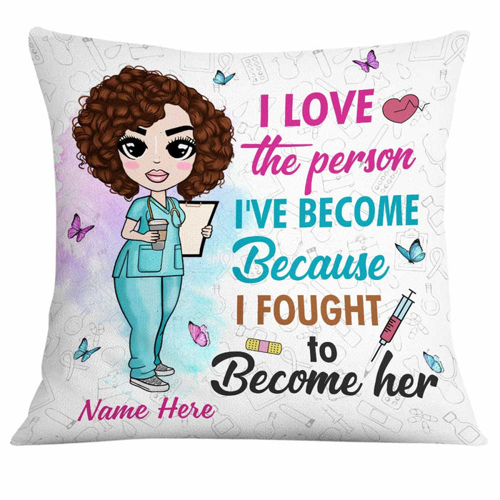 Personalized Proud Nurse Pillow DB44 30O34 1