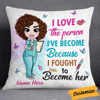 Personalized Proud Nurse Pillow DB44 30O34 thumb 1