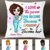 Personalized Proud Nurse Pillow DB44 30O34 thumb 1