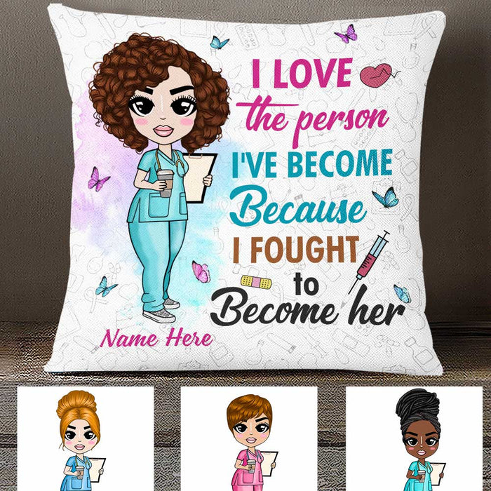 Personalized Proud Nurse Pillow DB44 30O34 1