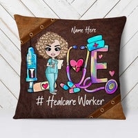 Personalized Proud Nurse Love Pillow DB45 30O58 thumb 1