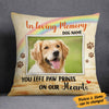 Personalized Dog Memo Photo Pillow DB24 87O58 1