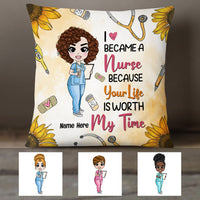 Personalized Proud Nurse Pillow DB67 23O36 thumb 1
