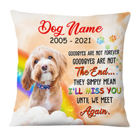 Personalized Dog Memo Photo Pillow DB24 30O36 thumb 1
