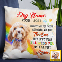 Personalized Dog Memo Photo Pillow DB24 30O36 thumb 1