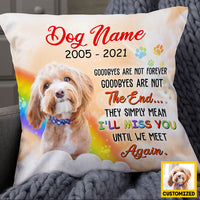Personalized Dog Memo Photo Pillow DB24 30O36 thumb 1