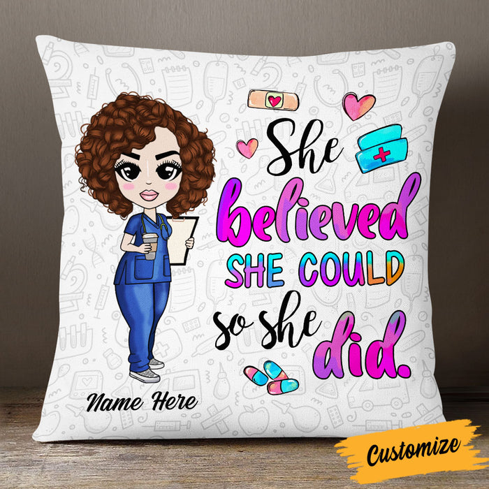 Personalized Proud Nurse Pillow DB43 26O53 1