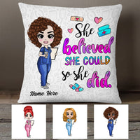 Personalized Proud Nurse Pillow DB43 26O53 thumb 1