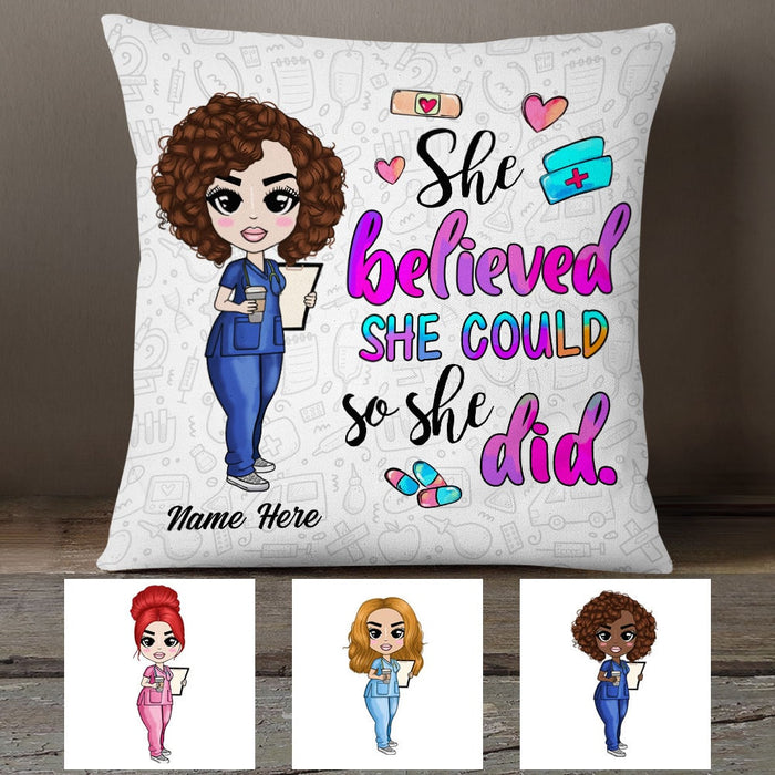 Personalized Proud Nurse Pillow DB43 26O53 1
