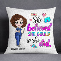 Personalized Proud Nurse Pillow DB43 26O53 thumb 1