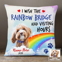 Personalized Dog Memo Photo Pillow DB25 30O53 thumb 1