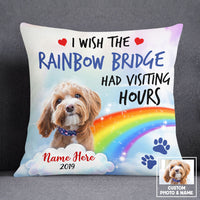Personalized Dog Memo Photo Pillow DB25 30O53 thumb 1