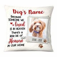 Personalized Dog Memo Photo Pillow DB25 26O58 thumb 1