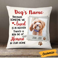 Personalized Dog Memo Photo Pillow DB25 26O58 thumb 1