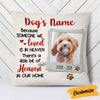 Personalized Dog Memo Photo Pillow DB25 26O58 1