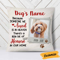 Personalized Dog Memo Photo Pillow DB25 26O58 thumb 1