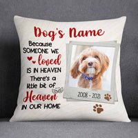 Personalized Dog Memo Photo Pillow DB25 26O58 thumb 1