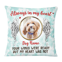 Personalized Dog Memo Photo Pillow DB26 30O57 thumb 1