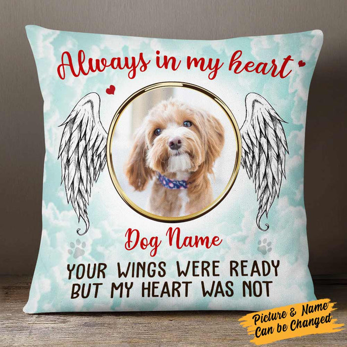 Personalized Dog Memo Photo Pillow DB26 30O57 1