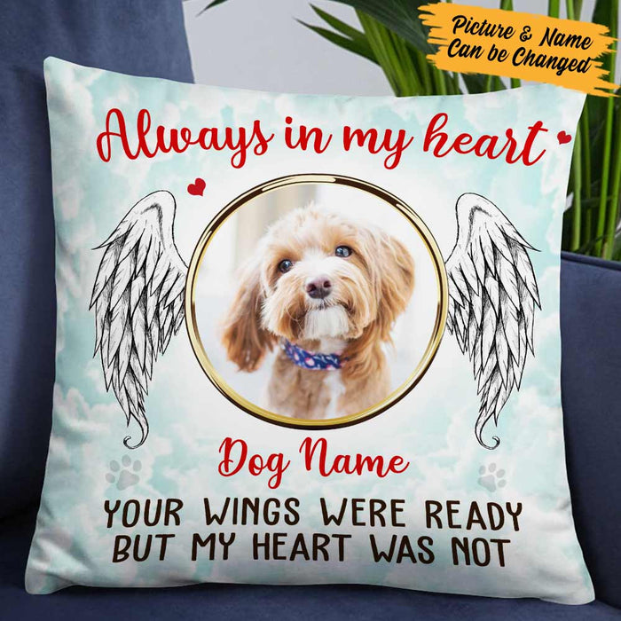 Personalized Dog Memo Photo Pillow DB26 30O57 1