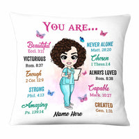 Personalized Proud Nurse Pillow DB46 30O58 thumb 1