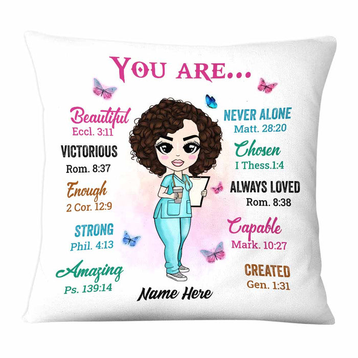 Personalized Proud Nurse Pillow DB46 30O58 1